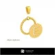 3D Pendant With Letter E Home, Bijuterii 3D , Pandative 3D CAD, Pandativ cu Litere 3D , Pandativ cu Bile 3D 