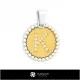 3D Pendant With Letter K Home, Bijoux 3D CAO, Pendentifs 3D CAO, Pendentifs Lettre 3D, Pendentifs Boule 3D