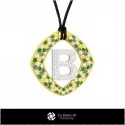 3D Pendant With Letter B