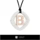 3D Pendant With Letter B Home, Jewelry 3D CAD, Pendants 3D CAD , 3D Letter Pendants