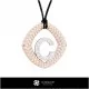 3D Pendant With Letter C Home, Bijuterii 3D , Pandative 3D CAD, Pandativ cu Litere 3D 