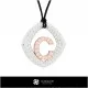 3D Pendant With Letter C Home, Bijuterii 3D , Pandative 3D CAD, Pandativ cu Litere 3D 