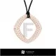 3D CAD Pendant With Letter F Home, Jewelry 3D CAD, Pendants 3D CAD , 3D Letter Pendants