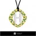 3D CAD Pendant With Letter H