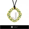 3D CAD Pendant With Letter J