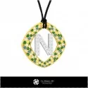 3D CAD Pendant With Letter N