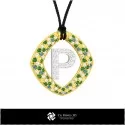 3D Pendant With Letter P