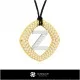 3D CAD Pendant With Letter Z Home, Bijuterii 3D , Pandative 3D CAD, Pandativ cu Litere 3D 