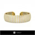3D CAD Bracelet With Diamonds