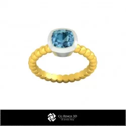 3D CAD Ball Ring Home, Bijoux 3D CAO, Anneaux 3D CAO, Anneaux de Diamant 3D 