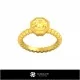 3D CAD Ball Ring Home, Bijoux 3D CAO, Anneaux 3D CAO, Anneaux de Diamant 3D 