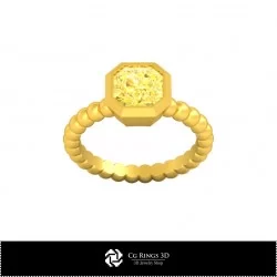 3D CAD Ball Ring Home, Jewelry 3D CAD, Rings 3D CAD , Diamond Rings 3D