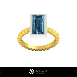 3D CAD Ball Ring Home, Jewelry 3D CAD, Rings 3D CAD , Diamond Rings 3D