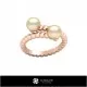 3D CAD Ball Ring with Pearls Home, Bijuterii 3D , Inele 3D CAD, Inele cu Perle 3D 