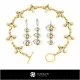 3D CAD Jewelry Set Home, Bijoux 3D CAO, Esembles Bijoux 3D CAO