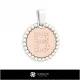 3D CAD Collection of Pendants with Initials Home, Jewelry 3D CAD, Jewelry Collections 3D CAD 