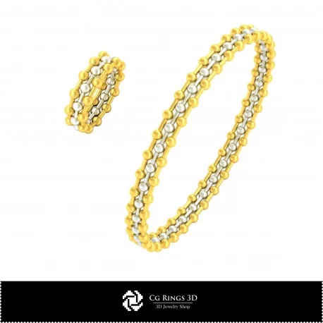 3D CAD Jewelry Set Home, Bijuterii 3D , Seturi Bijuterii 3D CAD
