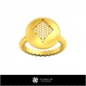 3D CAD Ring with Playing Cards