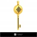 3D CAD Key Pendant with Playing Cards