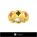 3D CAD Ring with Playing Cards