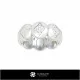 3D CAD Ring with Playing Cards Home, Jewelry 3D CAD, Rings 3D CAD , Wedding Bands 3D, Eternity Bands 3D, Fashion Rings 3D, Cock