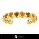 3D CAD Bracelet with Playing Cards Home, Bijuterii 3D , Bratari 3D CAD, Bratari cu Diamante 3D, Bratari 3D, BratarI Manseta 3D