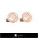3D CAD Cufflinks with Playing Cards Home, Bijuterii 3D , Butoni 3D CAD, Butoni cu Bucla 3D