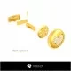 3D CAD Cufflinks with Playing Cards Home, Bijuterii 3D , Butoni 3D CAD, Butoni cu Bucla 3D