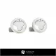 3D CAD Cufflinks with Playing Cards Home, Bijoux 3D CAO, Boutons Manchette 3D CAO, Boutons Manchette a Fermeture Arriere Balei