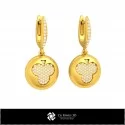 3D CAD Earrings with Playing Cards