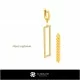3D CAD Earrings with Playing Cards Home, Bijuterii 3D , Cercei 3D CAD, Cercei cu Diamante 3D, Cercei Picatura 3D
