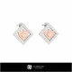 3D CAD Children Earrings with Playing Cards Home, Jewelry 3D CAD, Earrings 3D CAD , 3D Studs Earrings, 3D Children Earrings
