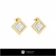 3D CAD Children Earrings with Playing Cards Home, Bijuterii 3D , Cercei 3D CAD, Cercei cu Stifturi 3D, Cercei Copii 3D