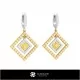 3D CAD Earrings with Playing Cards Home, Bijuterii 3D , Cercei 3D CAD, Cercei cu Diamante 3D
