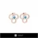 3D CAD Earrings with Playing Cards Home, Jewelry 3D CAD, Earrings 3D CAD , 3D Diamond Earrings, 3D Studs Earrings