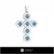 Jewelry-Cross 3D CAD Jewelry 3D CAD, Pendants 3D CAD , 3D Religious Pendants 