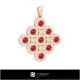 Pendentif 3D-Bijoux 3D CAO Home, Bijoux 3D CAO, Pendentifs 3D CAO, Pendentifs Diamant 3D