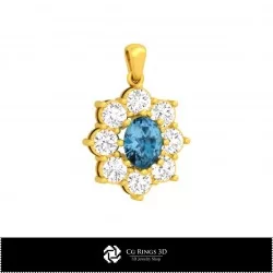 Bijoux-Pendentif 3D CAO Bijoux 3D CAO, Pendentifs 3D CAO, Pendentifs Diamant 3D, Pendentifs Floraux 3D