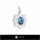 Bijoux-Pendentif 3D CAO Bijoux 3D CAO, Pendentifs 3D CAO, Pendentifs Diamant 3D, Pendentifs Floraux 3D