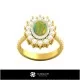 3D CAD Rings with Opal Home, Jewelry 3D CAD, Rings 3D CAD , Opal Rings 3D