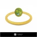 3D CAD Bracelet with Opal