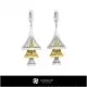 3D CAD Earrings Home, Bijuterii 3D , Cercei 3D CAD, Cercei Picatura 3D