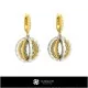 3D CAD Earrings Home, Jewelry 3D CAD, Earrings 3D CAD , 3D Diamond Earrings