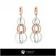 3D CAD Earrings Home, Bijoux 3D CAO, Boucles D'oreilles 3D CAO, Boucles D'oreilles 3D 