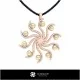 3D CAD Pendant with Pearls Home, Bijoux 3D CAO, Pendentifs 3D CAO, Pendentifs de Perles 3D