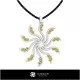 Bijuterii-Pandantiv 3D CAD Bijuterii 3D , Pandative 3D CAD, Pandativ cu Diamante 3D , Pandativ cu Flori 3D 