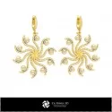 3D CAD Earrings with Pearls