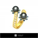3D CAD Ring with Pearls