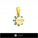3D CAD Pendant with Pearl 