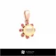 3D CAD Pendant with Pearl Home, Bijuterii 3D , Pandative 3D CAD, Pandativ cu Perle 3D 